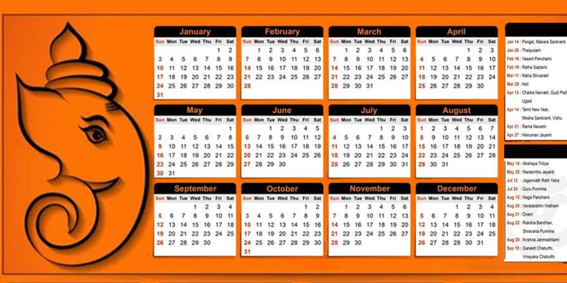 Hindu Calendar 2021 Has All The Necessary Information That You Will Need To Sustain A Successful Life